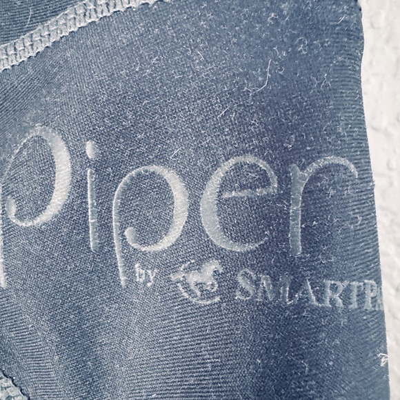 Piper ombré full seat riding tights black silver XS - Picture 4 of 5